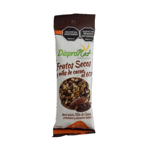 Frutos secos y nibs cacao al 60%